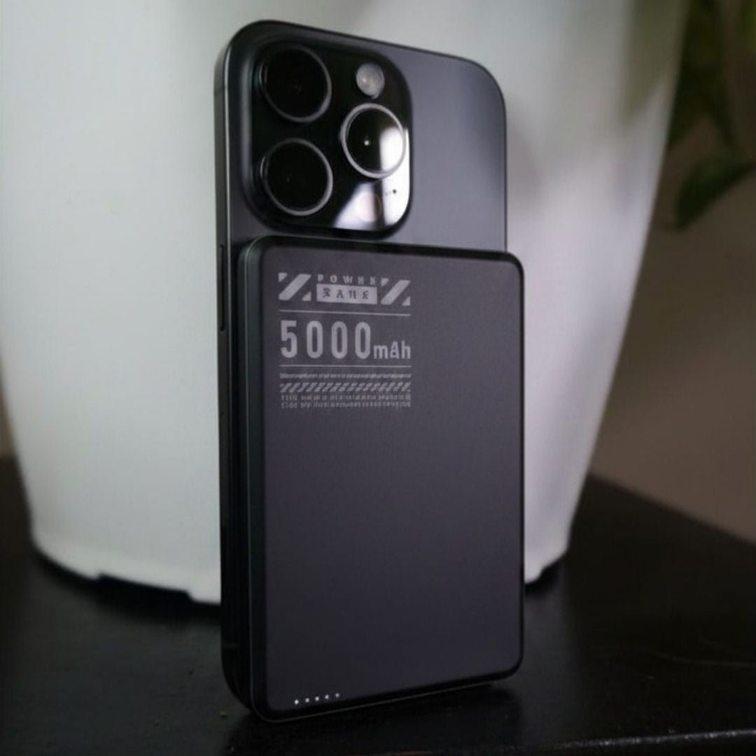 Vyction SnapCharge™ Ultra-Slim Magnetic Power Bank (5000mAh Qi2 Fast Charging)