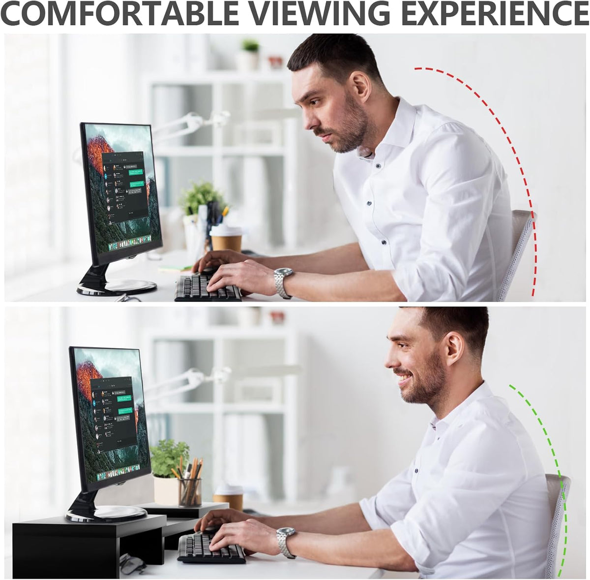 Vyction DeskSpan Adjustable Monitor Riser