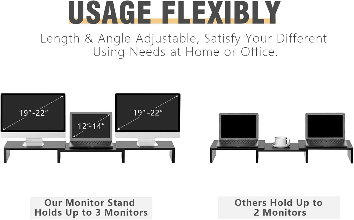 Vyction DeskSpan Adjustable Monitor Riser