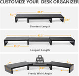 Vyction DeskSpan Adjustable Monitor Riser