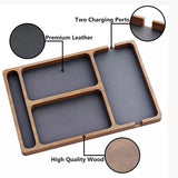 Vyction DeskDock Wooden Organizer Tray - Vyction