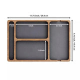 Vyction DeskDock Wooden Organizer Tray - Vyction