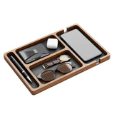 Vyction DeskDock Wooden Organizer Tray - Vyction