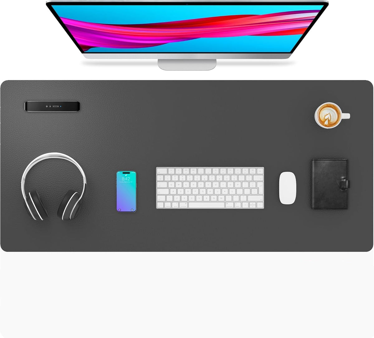 Vyction DeskGuard PU Leather Desk Mat - Vyction