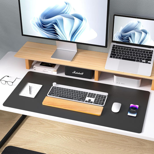 Vyction DeskGuard PU Leather Desk Mat - Vyction