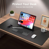 Vyction DeskGuard PU Leather Desk Mat - Vyction